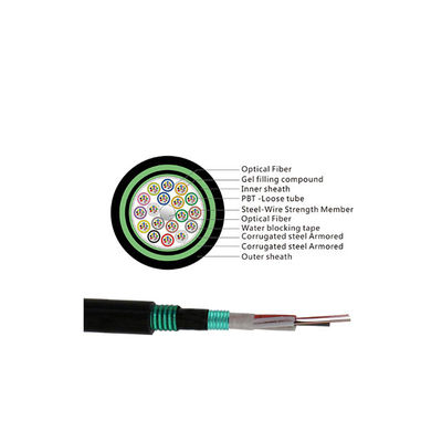Factory Directly Sell Fibre Optic Cables GYTS GYTA GYTS53 GYTA53 24 48 96 144 Core Fiber Optic Cable