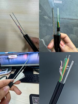 1.6mm Steel Wire Strength Member FTTH Mini Figure 8 Fiber Optic Cable