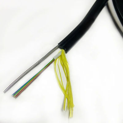 1.6mm Steel Wire Strength Member FTTH Mini Figure 8 Fiber Optic Cable