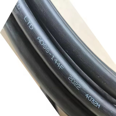 OEM Factory Supply 144 Core ADSS Outdoor Aerial Optical Fiber Cable 1KM 2KM 3KM Price