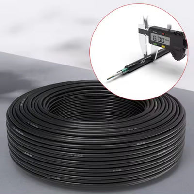 8 Core GYXTW G657A G652D SM Outdoor Aerial Fiber Optic Cable With Two Wire 1km Price