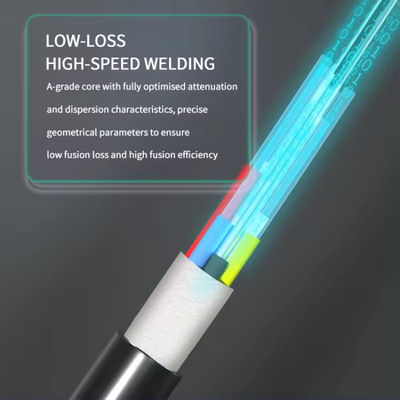 Wholesale Price GYFTY 12 Core Single Mode Outdoor Aerial Fiber Optic Cable Price Per Meter