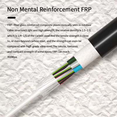 72 Core GYFTY Gel-Filled Non-metallic Strength Member Telecommunication Fiber Optic Cable