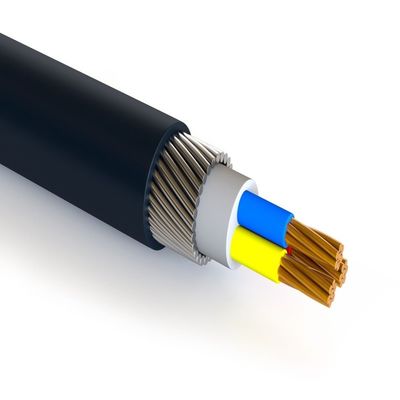 72 Core GYTA33 Direct Buried Submarine Fiber Optic Cable  Anti Rodent Armoured Fiber Optical Cable