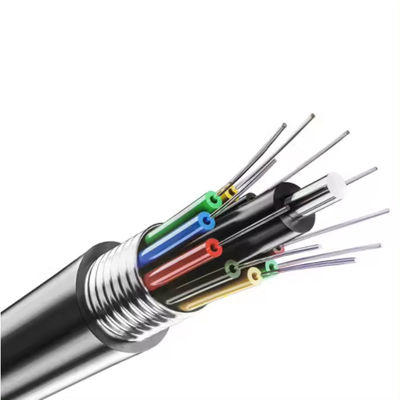 72 Core GYTA GYTS Internet Telecommunication Network With Stranded Wire Armored Optical Fiber Cable