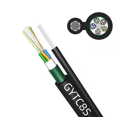 JQ Factory Outdoor Self-Supporting Figure 8 Cable Type GYTC8S GYTC8A 60 Core 72 Core Fiber Optic Cable 1km Price