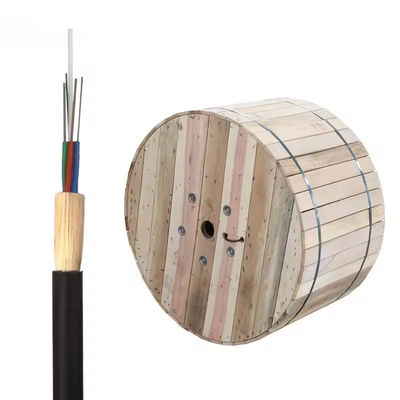 24 Core Outdoor ADSS Single Mode Fiber Optical Cable 4km/drum G652d Manufacturer Supplier