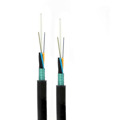24 48 72 96 144 Core GYFTS Anti-rodent Fiber Optic Cable Outdoor Armored Optical Fiber Cable