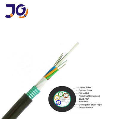 Anti-Rodent Fiber Optic Cable 48 96 144 Core Fiber Optic GYTS Armored Optical Fiber Cable