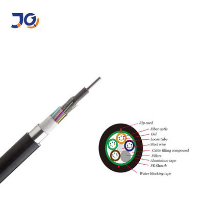 Anti-Rodent Fiber Optic Cable 48 96 144 Core Fiber Optic GYTS Armored Optical Fiber Cable