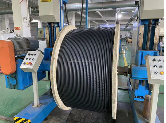 GYXTW Uni-tube Armored Overhead Fibre Optical Cable 2 4 6 8 12 24 Core Fiber Optic Cable