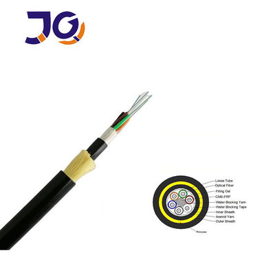Self-Supporting ADSS Fiber Optic Cable 24 48 Core Fiber Cable For Overhead
