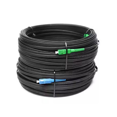 SC UPC SC APC FTTH Drop Fiber Patch Cord SM G657A1 G657a2  10M 30M 50M 100M 200m LSZH