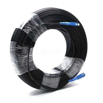 FTTH Indoor / Outdoor Fiber Optic Drop Cable Patch Cord SC/LC/ST-UPC/APC Connectors