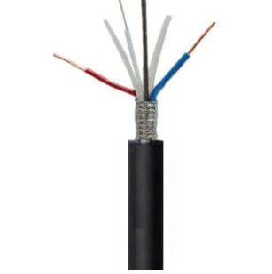 12 Core OPLC Hybrid Fiber Optic Cable Composite Fiber Cable With Copper Conductor