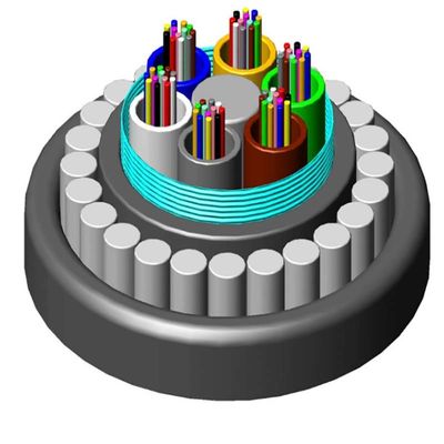 Undersea Direct Buried Underwater GYTA33 GYTS33 Steel Wire Armored Fibre Optic Cable