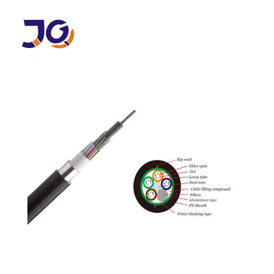 SM MM Armoured G652D 24 48 96Core Fiber Optic Cable GYTS