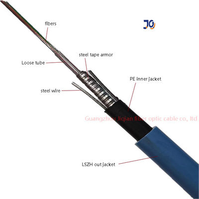 MGXTSV Fire Retardant Anti-rodent LSZH Armored Mining Fibre Optic Cable