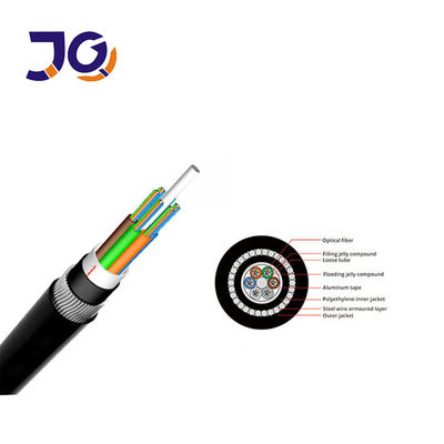 Single Mode G652D Direct Buried Underwater Fiber Optic Cable 24 36 48 96 Core