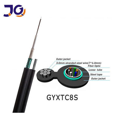 24 48 Core GYTC8S Figure 8 Self Supporting Aerial Fiber Optic Cable Outdoor Armored Wire