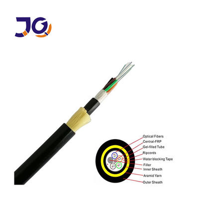 ADSS All Dielectric Self Supporting Fiber Optic Cable 48 Core Span 120m