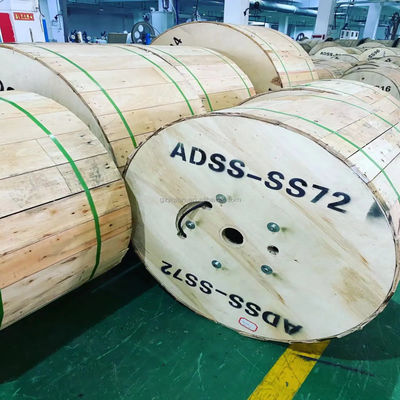 ADSS Fiber Optic Cable All Dielectric Self Supporting Non Metal aerial Installation