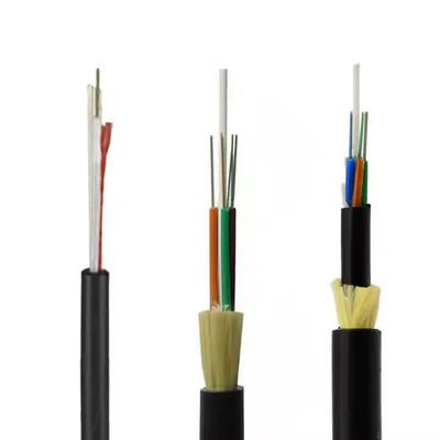 China Cable Supplier ADSS Single Jacket 48 Core Single Or Multi Mode FRP 1.5mm 100m Span Length Fiber Optic Cable