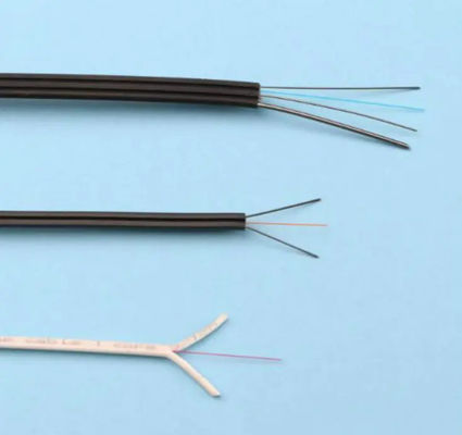 Fiber Optic Cable 1 2 4 Core GJYXCH/GJYXFCH Steel Wire FTTH Drop Cable G657A For Outdoor