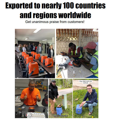 AI-9 Fusion Splicing Fiber Fusion Splicer Automatic FTTH Fiber Optical Welding Splicing Machines