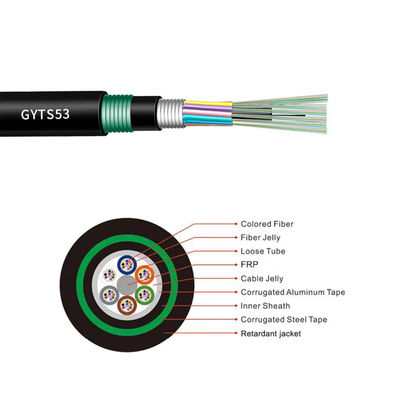 OUTDOOR FIBER OPTICAL CABLE GYTS/GYTA/GYFTY/GYXTW 2 24 96 144 288 CORE FIBER OPTICAL CABLE