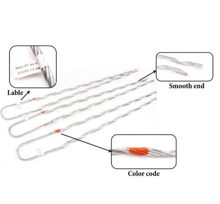 Preformed Tension Clamp Guy Strip ADSS Cable Accessories Dead End Guy Grip