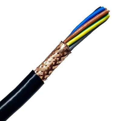 Outdoor Hybrid Fiber PVC LSZH RVVP Cable with 2/3/4/5/6 Cores Cat6 FTP Spiral Shielded Pure Copper Control Signal Cable