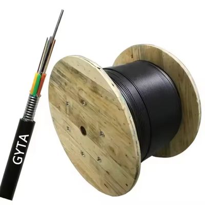Outdoor Armored Fiber Optic Cable GYTS GYTA 12 16 24 36 48 96 144 288 Cores Overhead Underground Duct