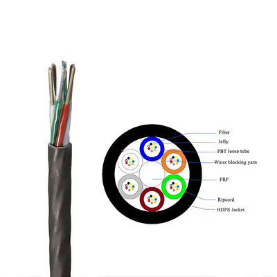 GCYFTY/GCYFY Air-Blown Blowing Micro Fiber Optic Cable Simplex Micro Duct 4 6 8 12 24 48 96 Cores Outdoor Non-Metallic Layer-Stranded