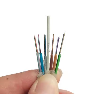 GCYFTY/GCYFY Air-Blown Blowing Micro Fiber Optic Cable Simplex Micro Duct 4 6 8 12 24 48 96 Cores Outdoor Non-Metallic Layer-Stranded