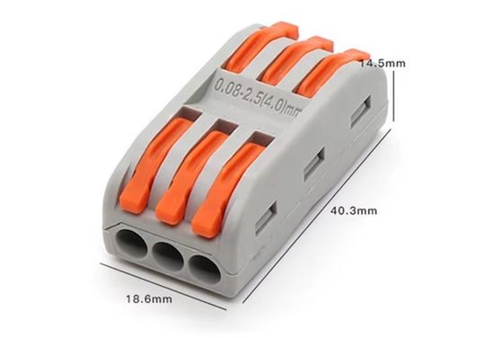 LED Lighting Wire Connector Quick 1-in-2-out Terminal Block 2-in-4-out Wire Splitter 3-in-6-out Terminal Box for Outdoor