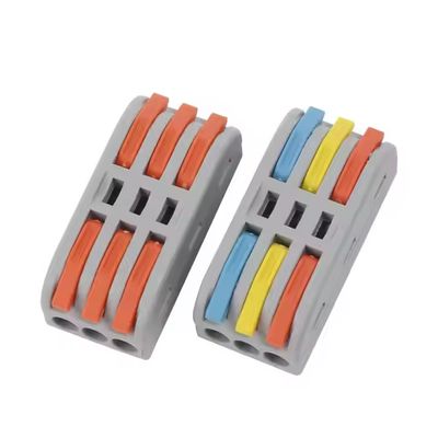 LED Lighting Wire Connector Quick 1-in-2-out Terminal Block 2-in-4-out Wire Splitter 3-in-6-out Terminal Box for Outdoor