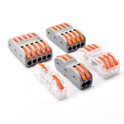 LED Lighting Wire Connector Quick 1-in-2-out Terminal Block 2-in-4-out Wire Splitter 3-in-6-out Terminal Box for Outdoor