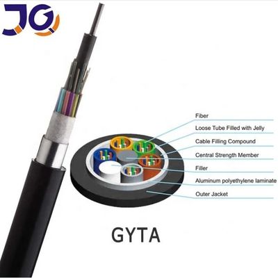 GYTA Factory Price Armored Aluminum Tape Outdoor Fibre Optic Cable For Direct Burial