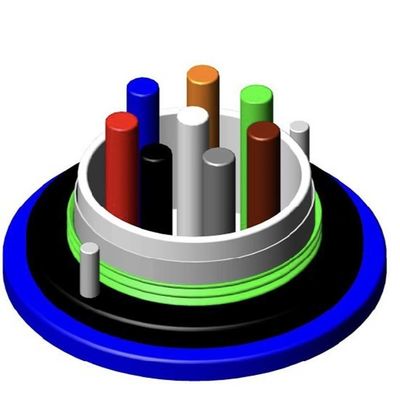 MGXTSV Armored Fiber Optic Cable LSZH Fire-Retardant for Mining, Duct and Telecom Networks