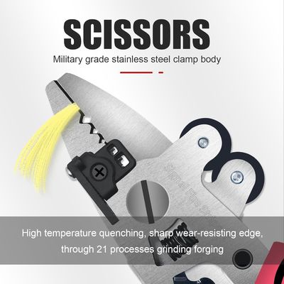 9-In-1 Optical Fiber Stripper Fiber Optic Pliers Optical Cable Stripper