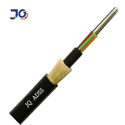 Double PE jacket with long span and long life self-supporting aerial ADSS fiber optic cable