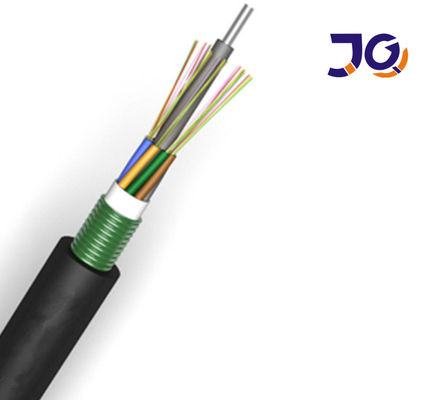 2~144 Cores Communication Cable GYTS G652D Outdoor Fiber Optic Cable Armored With Steel Tape Or FRP