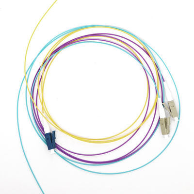 Optical Fiber Pigtail 12-Core SC UPC 0.9mm Multimode FTTH / FTTB For Data Center
