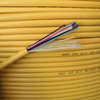 LSZH Sheath GJFJV 8 Core Indoor Fiber Optic Cable