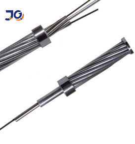 Armored G652d OPGW 24 Core Single Mode Fiber Optic Cable
