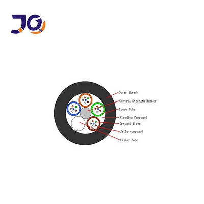 Single Mode 12 Core GYFTY Outdoor Fiber Optic Cable