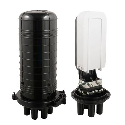IP68 Plastic 1 In 4 Out Dome Fiber Optic Splice Closure