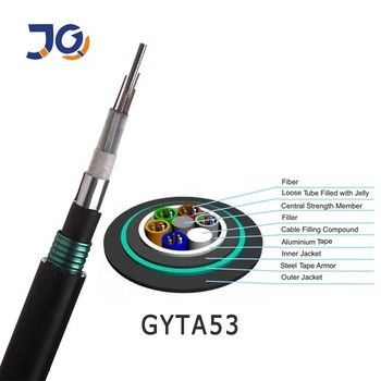 GYTA53 Outdoor Armored Fiber Optic Cable 48/96 Core Single Mode