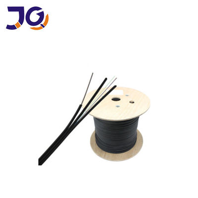 Self Supported Outdoor FTTH Drop Fiber Optic Cable 1 2 4 Core G652D 1.0mm Steel Wire